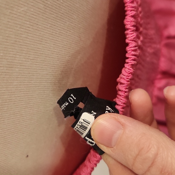 Kate Spade Barbie Pink Twist Bodice Puff Sleeve Dress - Picture 8 of 8